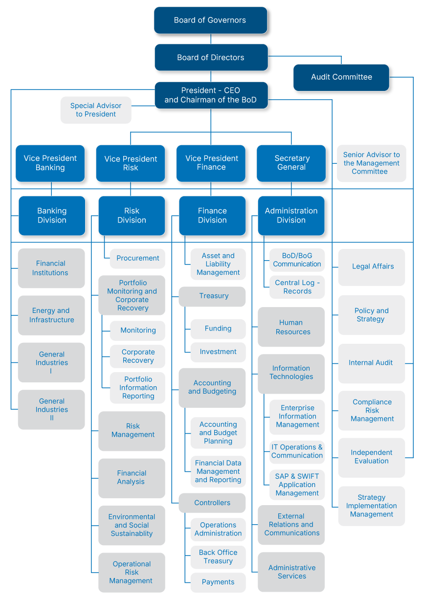 BSTDB New Organization Structure CHART